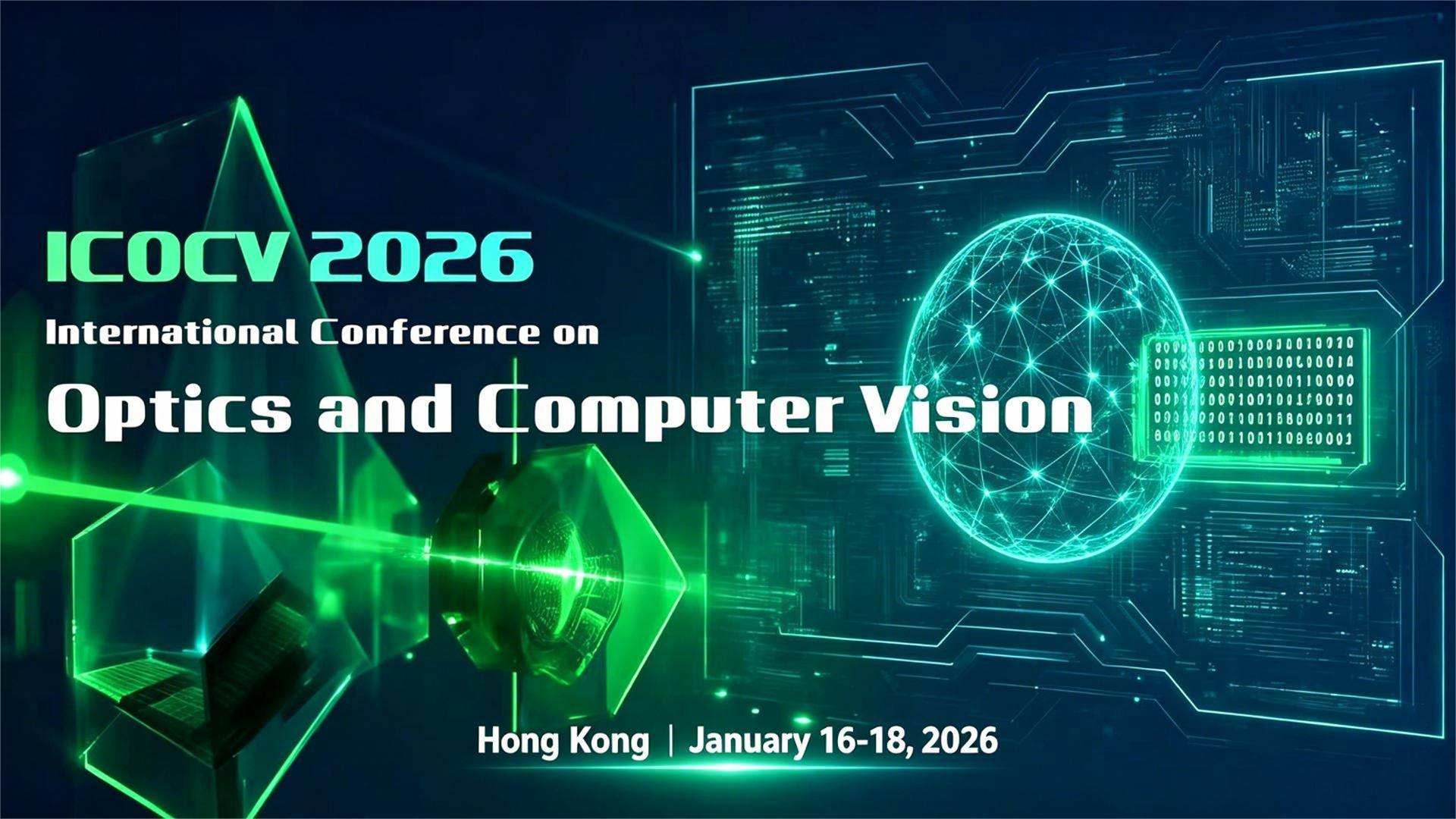 2026年光学与计算机视觉国际会议（ICOCV 2026）